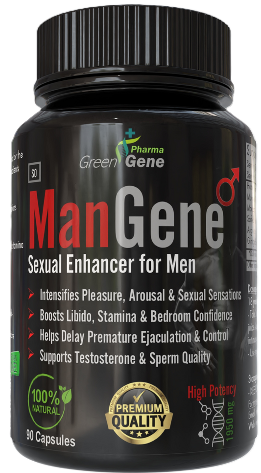 ManGene - Ultimate Sexual Enhancer for Men (90 Capsules - One Month Supply)