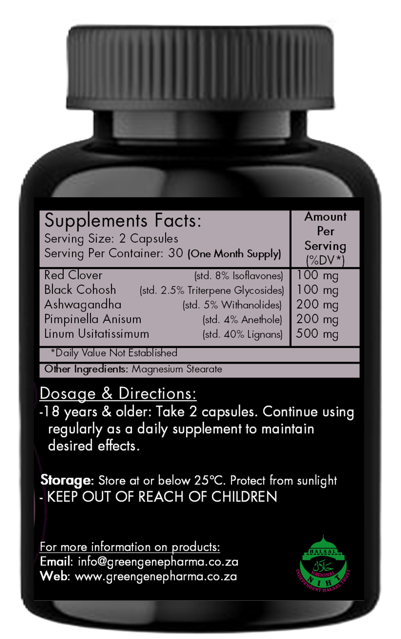 Estrogene – Ultimate Hormonal Support for Women (60 Capsules - One Month Supply)