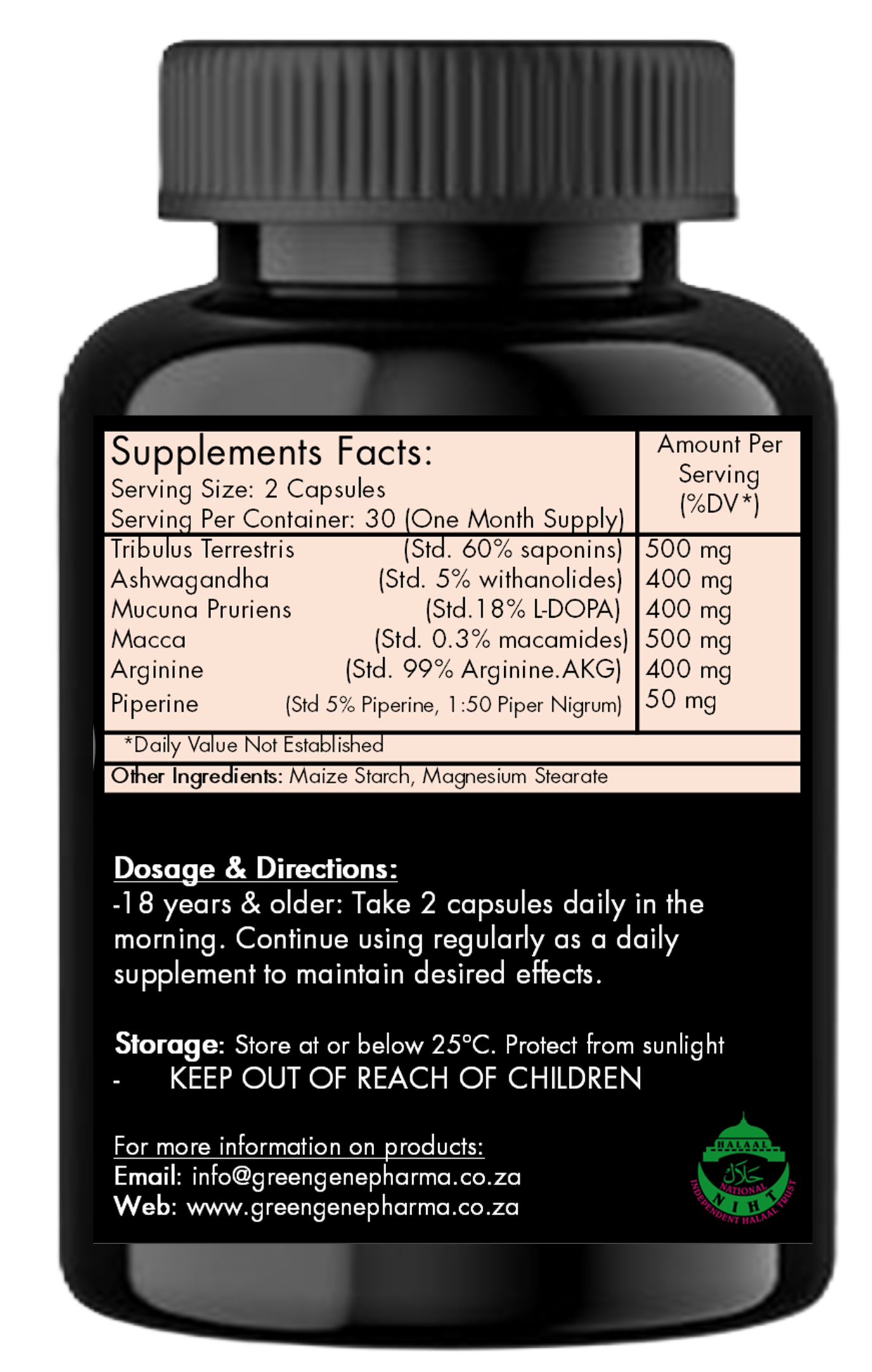 FertilityGene - 60 capsules (One Month Supply)