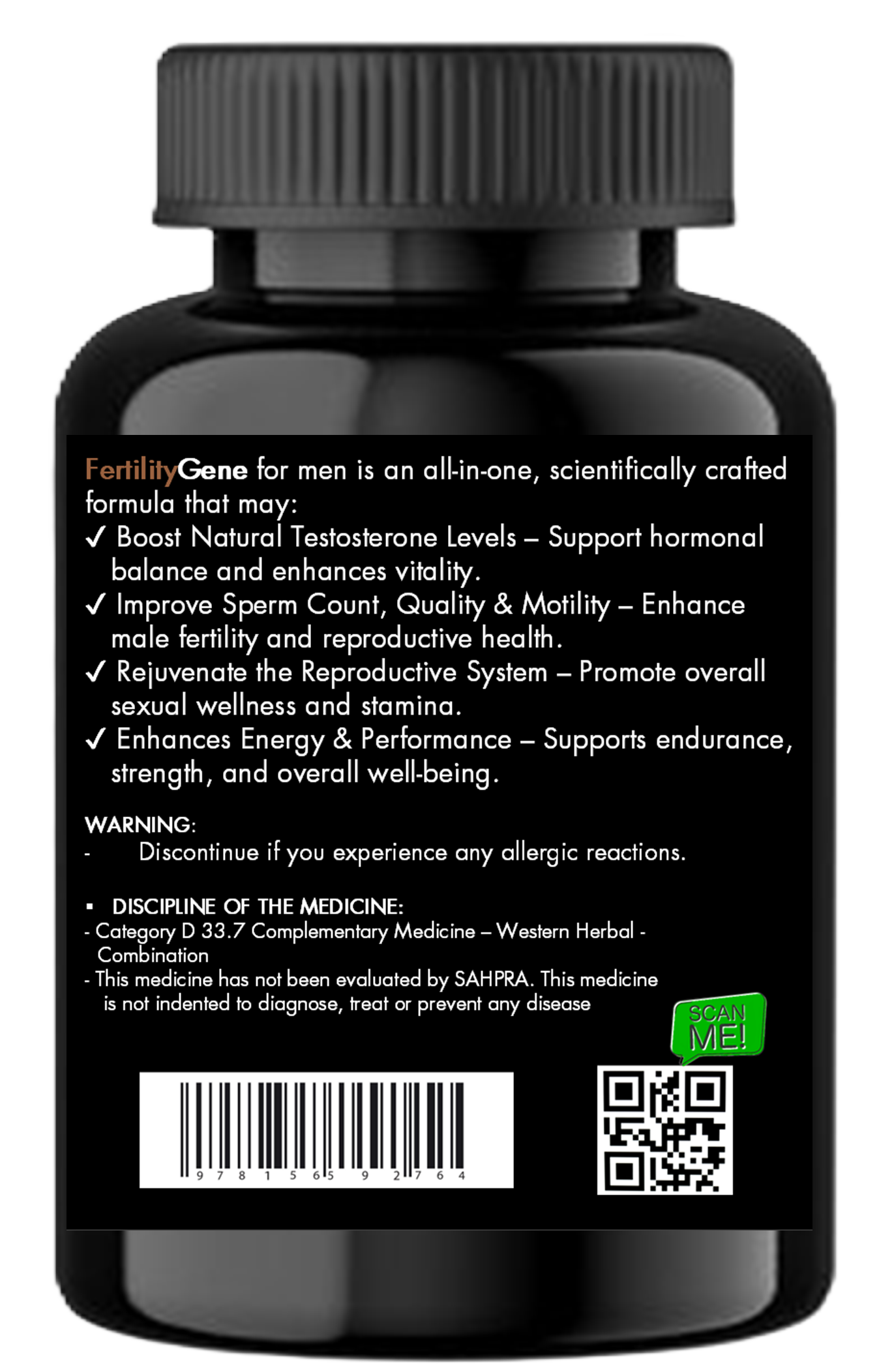 FertilityGene - 60 capsules (One Month Supply)