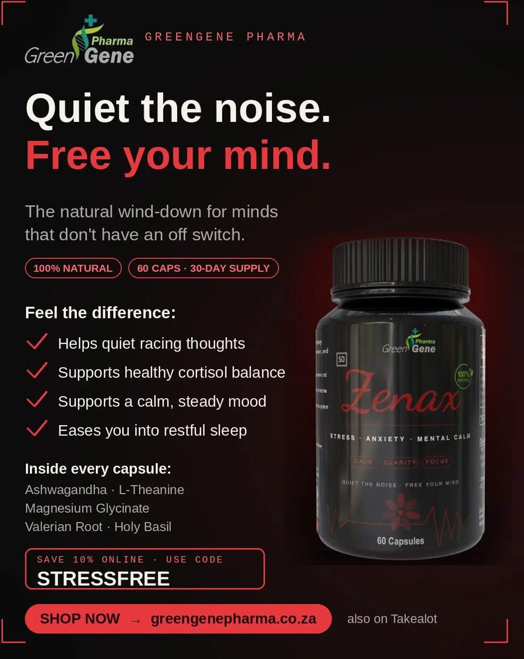 Discover Zenax β Natural Mind, Anxiety & Stress Support